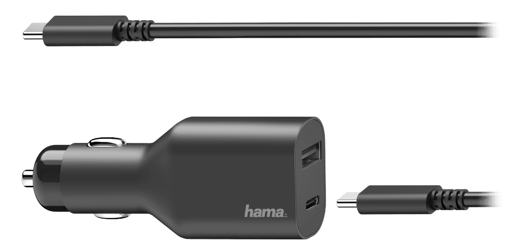 Hama Universal USB-C Car Notebook Power Supp. Unit, Power Delivery  (PD),5-20V/70W 200010