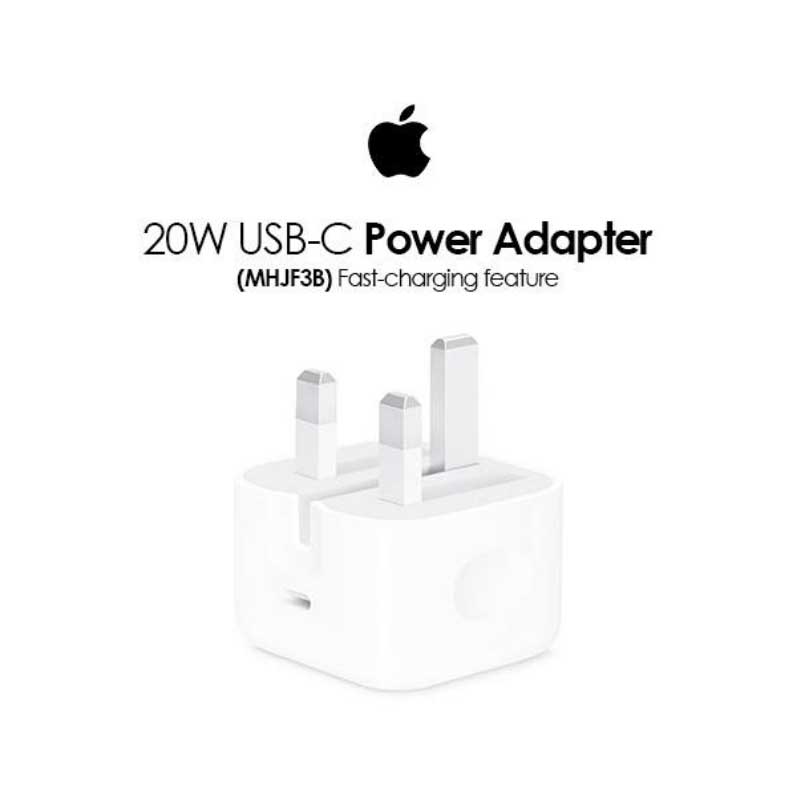Apple - USB - C 20W Power Adapter MHJF3B - A