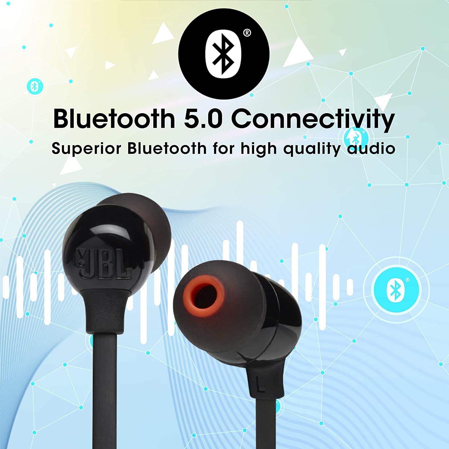 JBL 125 In-Ear Headphones Tune BT Wireless